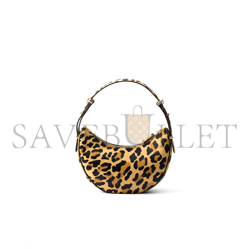 PRADA ARQUÉ PRINTED LEATHER SHOULDER BAG 1BC194 (22.5*18.5*6cm)